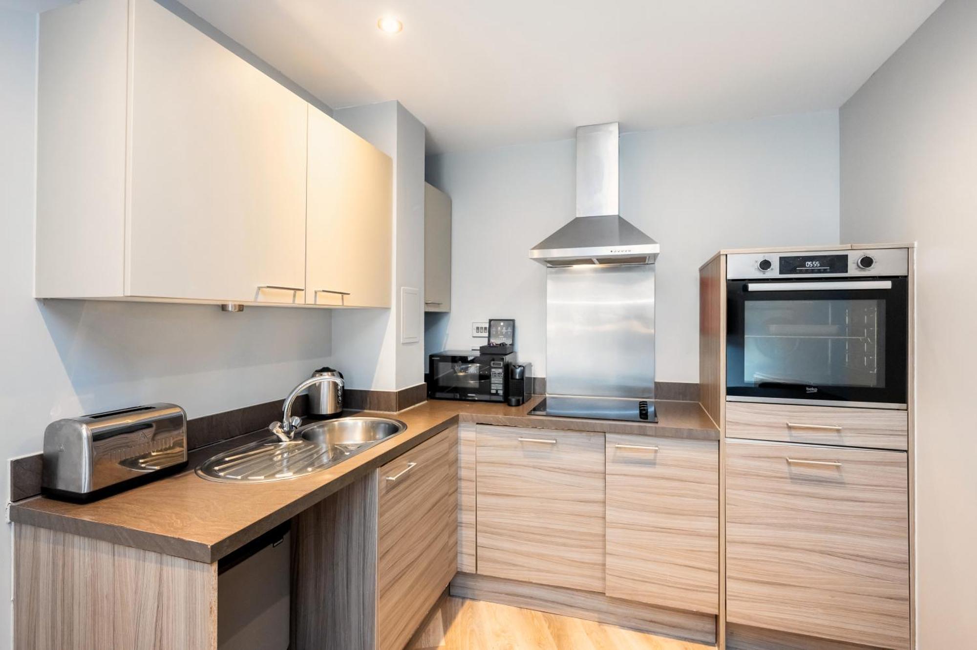 Apartment mit 1 Schlafzimmer und offenem Schnitt